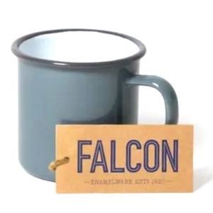 Falcon Enamelware Mug 350ml Pigeon Grey